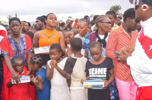 School materials donation